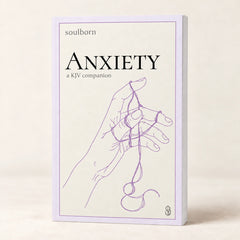 Anxiety — book photograph on a warm cream background