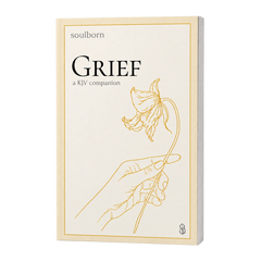 Grief — angled book view on a transparent background