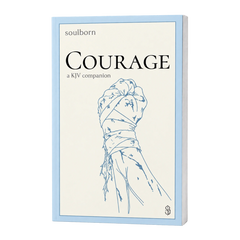 Courage — angled book view on a transparent background