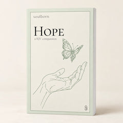 Hope — book photograph on a warm cream background