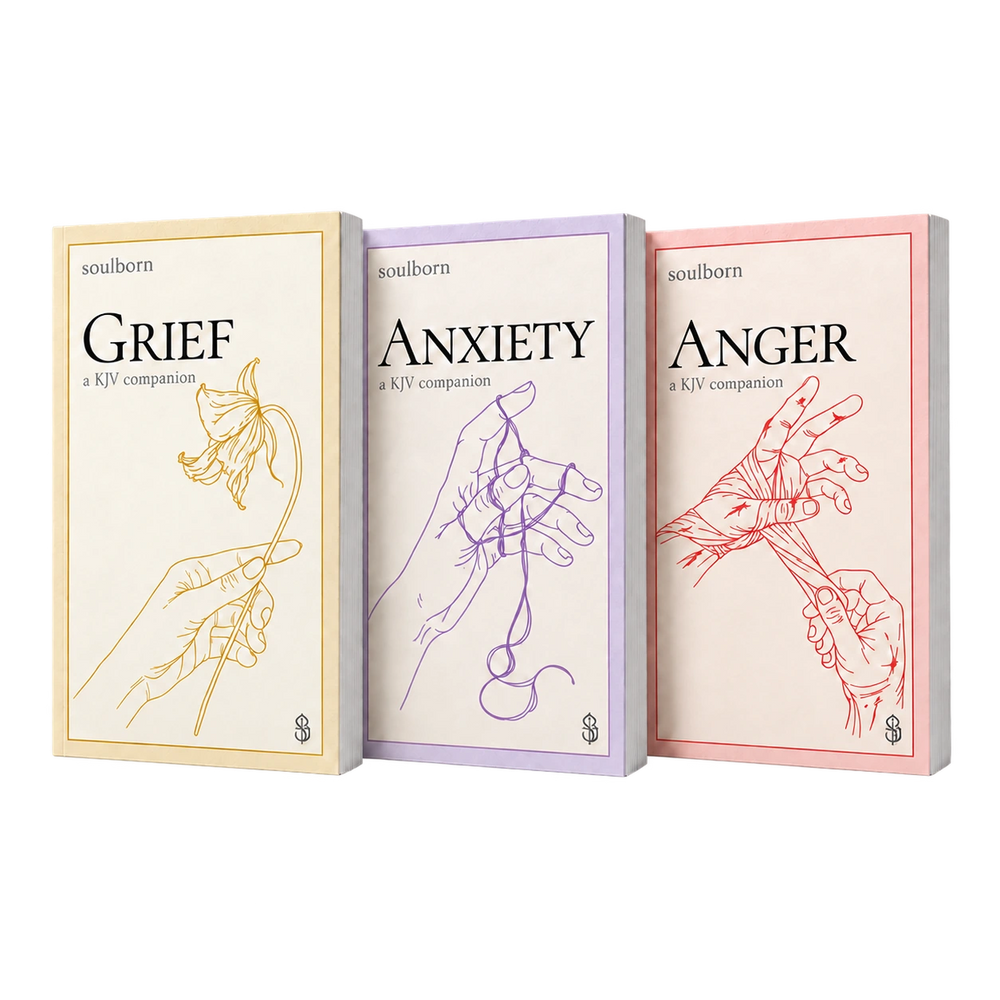 Soulborn Three-Book Bundle — Grief, Anxiety & Anger