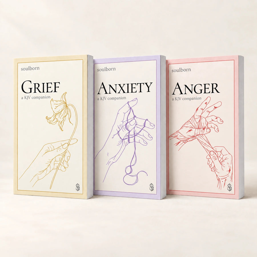 Soulborn Three-Book Bundle — Grief, Anxiety & Anger